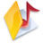 Folder music yellow Icon